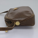 GUCCI Shoulder Bag Leather Brown Gold 001 261 1015 Auth ep7652-3