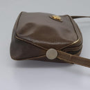 GUCCI Shoulder Bag Leather Brown Gold 001 261 1015 Auth ep7652-4