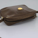 GUCCI Shoulder Bag Leather Brown Gold 001 261 1015 Auth ep7652-6