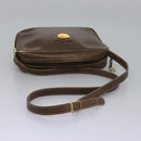 GUCCI Shoulder Bag Leather Brown Gold 001 261 1015 Auth ep7652-7