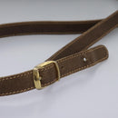 GUCCI Shoulder Bag Leather Brown Gold 001 261 1015 Auth ep7652-14