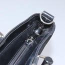 GUCCI Bamboo Hand Bag Canvas 2way Black 000 1705 0588 Auth ep7659-10
