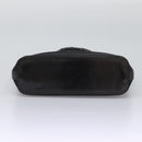 GUCCI Bamboo Hand Bag Canvas 2way Black 000 1705 0588 Auth ep7659-5