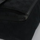 GUCCI GG Canvas Tote Bag Black Gold 146247 Auth ep7662-9