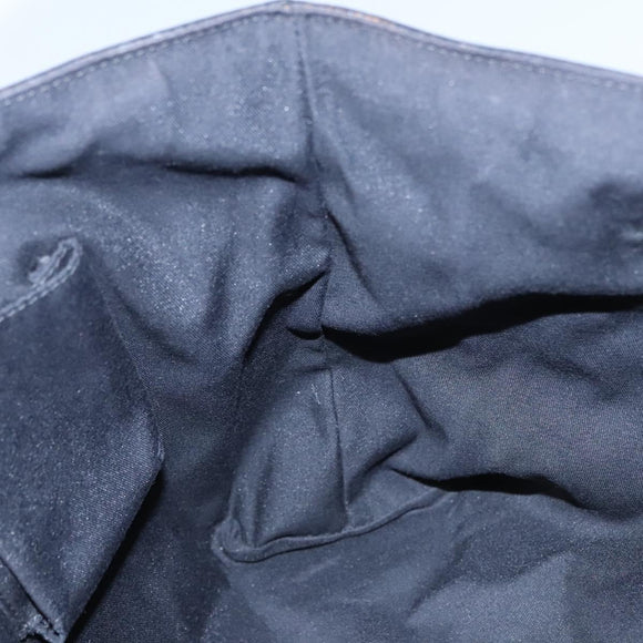 GUCCI GG Canvas Tote Bag Black Gold 146247 Auth ep7662