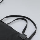 BURBERRY Nova Check Tote Bag Nylon Black Silver Auth ep7664-8