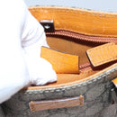 GUCCI GG Supreme Hand Bag PVC Leather Beige Silver 114600 Auth ep7666-12