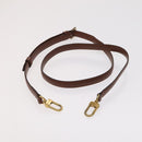 LOUIS VUITTON Name Tag Powanie Epi Shoulder Strap Leather 4 Set Beige Auth ep7688-2