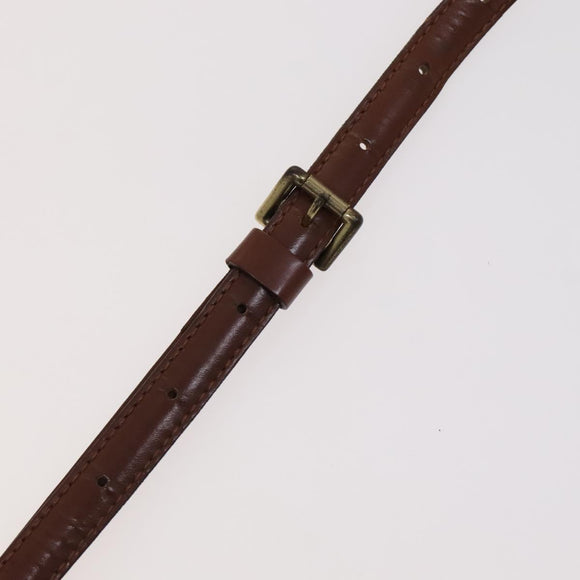 LOUIS VUITTON Name Tag Powanie Epi Shoulder Strap Leather 4 Set Beige Auth ep7688