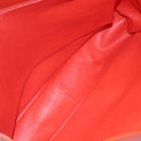 CHANEL Chain Tote Bag Caviar Skin Orange Gold CC Auth ep7741-10