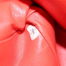 CHANEL Chain Tote Bag Caviar Skin Orange Gold CC Auth ep7741-11