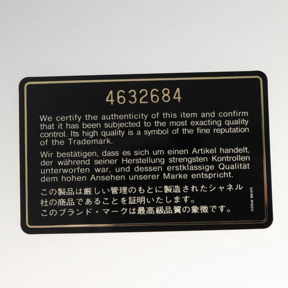 CHANEL Chain Tote Bag Caviar Skin Orange Gold CC Auth ep7741