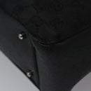 GUCCI GG Canvas Hand Bag Black 113024 Auth ep7743-14