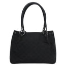 GUCCI GG Canvas Hand Bag Black 113024 Auth ep7743-2
