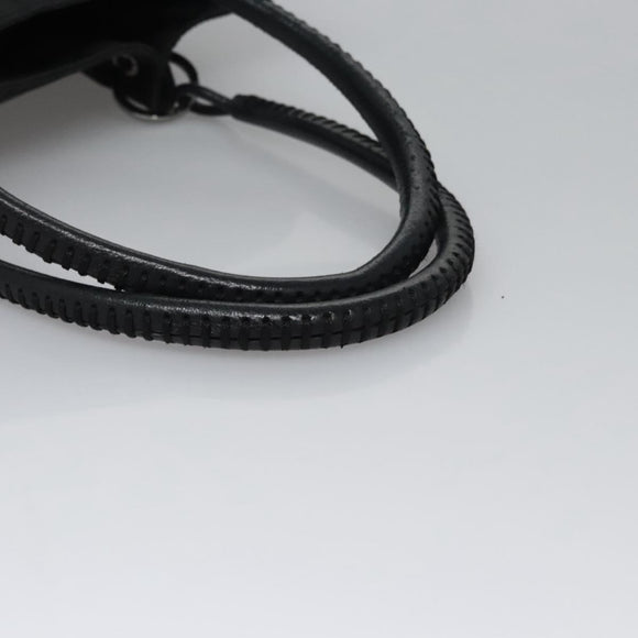 GUCCI GG Canvas Hand Bag Black 113024 Auth ep7743