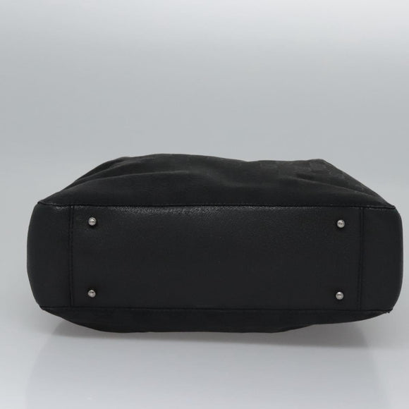 GUCCI GG Canvas Hand Bag Black 113024 Auth ep7743