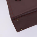 GUCCI Bamboo Hand Bag Leather Brown Gold 002 2853 0260 0 Auth ep7747-11