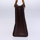 GUCCI Bamboo Hand Bag Leather Brown Gold 002 2853 0260 0 Auth ep7747-4