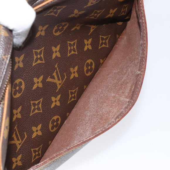 LOUIS VUITTON Monogram Compiegne 28 Clutch Bag M51845 LV Auth ep7762