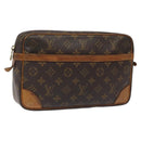 LOUIS VUITTON Monogram Compiegne 28 Clutch Bag M51845 LV Auth ep7762-1