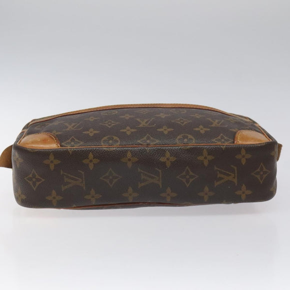 LOUIS VUITTON Monogram Compiegne 28 Clutch Bag M51845 LV Auth ep7762