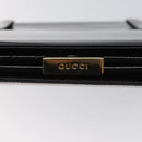 GUCCI Shoulder Bag Patent leather Black Gold 001 1781 1735 Auth ep7767-18