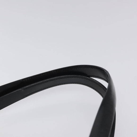 GUCCI Shoulder Bag Patent leather Black Gold 001 1781 1735 Auth ep7767