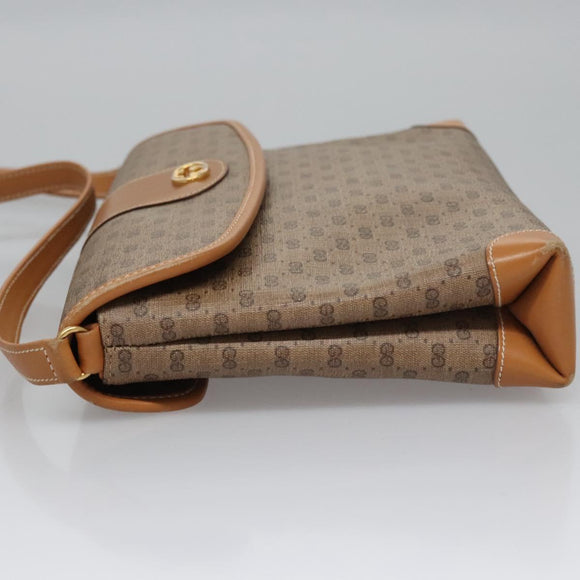 GUCCI Micro GG Supreme Shoulder Bag PVC Beige Gold 001 14 5364 Auth ep7769