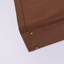 GUCCI Bamboo Hand Bag Leather Brown Gold 002 0260 Auth ep7779-11