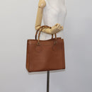 GUCCI Bamboo Hand Bag Leather Brown Gold 002 0260 Auth ep7779-23