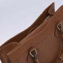 GUCCI Bamboo Hand Bag Leather Brown Gold 002 0260 Auth ep7779-6