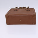 GUCCI Bamboo Hand Bag Leather Brown Gold 002 0260 Auth ep7779-9