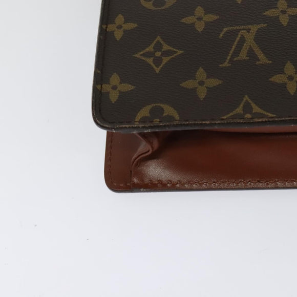 LOUIS VUITTON Monogram Porte Documents Bandouliere Bag M53338 Auth ep7782