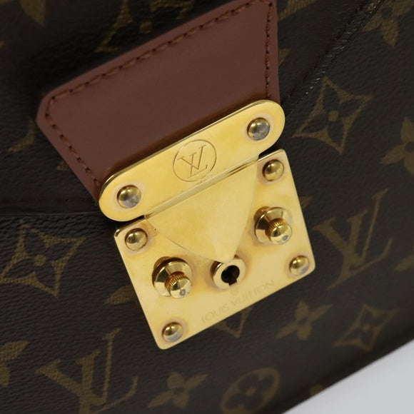 LOUIS VUITTON Monogram Porte Documents Bandouliere Bag M53338 Auth ep7782
