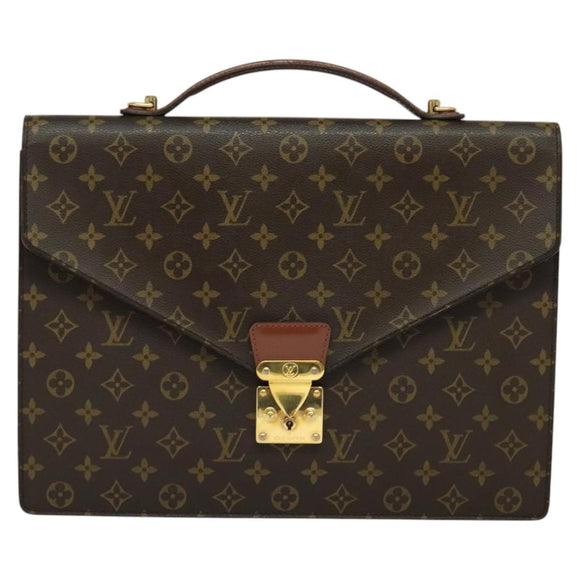 LOUIS VUITTON Monogram Porte Documents Bandouliere Bag M53338 Auth ep7782