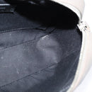 SAINT LAURENT Shoulder Camera Bag Leather Gray Silver Auth ep7783-18