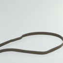 SAINT LAURENT Shoulder Camera Bag Leather Gray Silver Auth ep7783-8