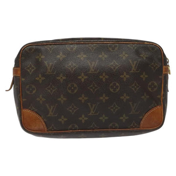 LOUIS VUITTON Monogram Compiegne 28 Clutch Bag M51845 LV Auth ep7785 - 0