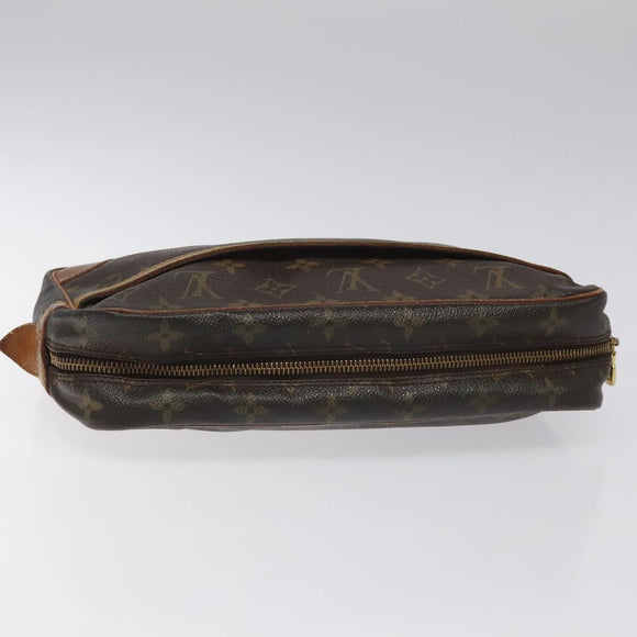 LOUIS VUITTON Monogram Compiegne 28 Clutch Bag M51845 LV Auth ep7785