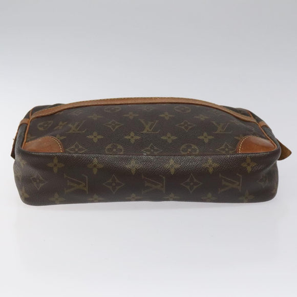 LOUIS VUITTON Monogram Compiegne 28 Clutch Bag M51845 LV Auth ep7785