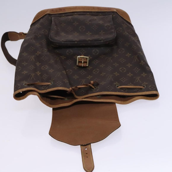 LOUIS VUITTON Monogram Montsouris GM Backpack M51135 LV Auth ep7788