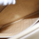 Christian Dior Maris Pearl Bag Patent leather 2way Beige MA-0949 Auth ep7794-23