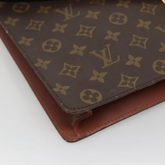 LOUIS VUITTON Monogram Porte Documents Bandouliere Bag M53338 Auth ep7806
