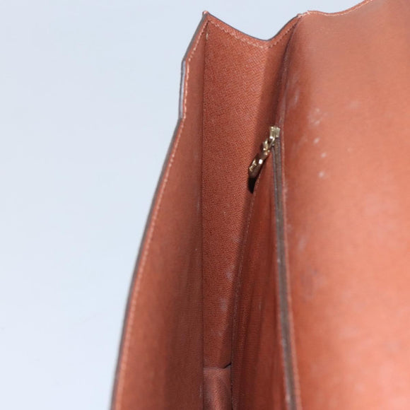 LOUIS VUITTON Monogram Porte Documents Bandouliere Bag M53338 Auth ep7806