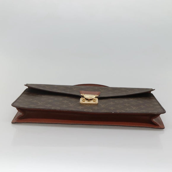LOUIS VUITTON Monogram Porte Documents Bandouliere Bag M53338 Auth ep7806