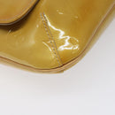 LOUIS VUITTON Monogram Vernis Thompson Street Bag Beige M91301 LV Auth ep7815-14