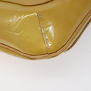 LOUIS VUITTON Monogram Vernis Thompson Street Bag Beige M91301 LV Auth ep7815-15