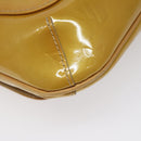 LOUIS VUITTON Monogram Vernis Thompson Street Bag Beige M91301 LV Auth ep7815-16