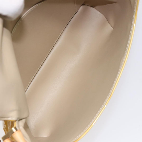 LOUIS VUITTON Monogram Vernis Thompson Street Bag Beige M91301 LV Auth ep7815