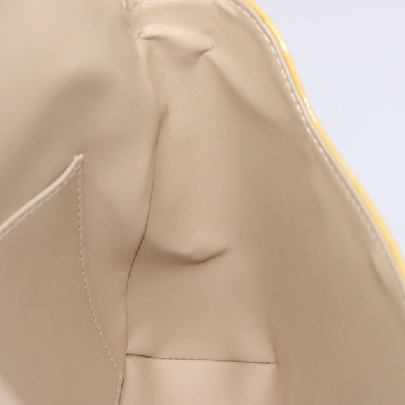 LOUIS VUITTON Monogram Vernis Thompson Street Bag Beige M91301 LV Auth ep7815